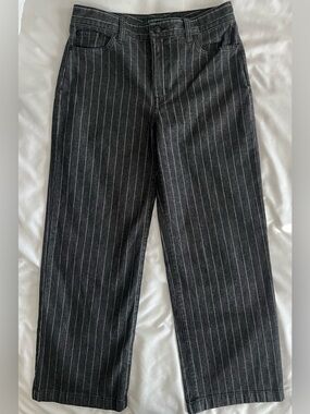 Lauren Ralph Lauren Black Pinstripe Jeans